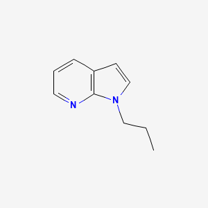 molecular formula C10H12N2 B1644440 1H-Pyrrolo[2,3-b]pyridine, 1-propyl- 