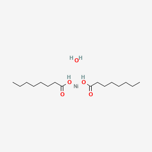 molecular formula C16H34NiO5 B1644444 Nickel(II) octanoate hydrate 