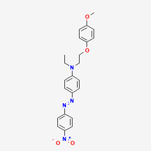 molecular formula C23H24N4O4 B1644460 (E)-N-Ethyl-N-[2-(4-methoxyphenoxy)ethyl]-4-[(4-nitrophenyl)diazenyl]benzenamine 