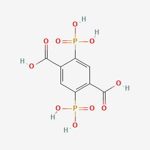 molecular formula C8H8O10P2 B1644516 2,5-Diphosphonoterephthalic acid 