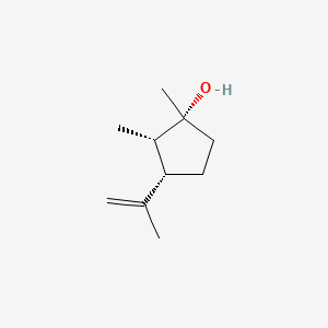 molecular formula C10H18O B1644536 (1R,2S,3S)-3-isopropenyl-1,2-dimethyl-1-cyclopentanol 