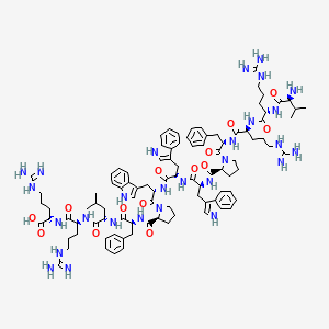 molecular formula C96H132N28O14 B1644555 三色菌肽 CAS No. 179264-81-4