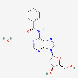 molecular formula C17H19N5O5 B1644564 N6-Benzoyl-2'-deoxyadenosine hydrate CAS No. 206752-42-3