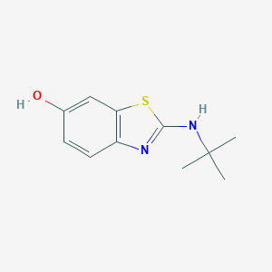 2-[(2-Methyl-2-propanyl)amino]-1,3-benzothiazol-6-ol