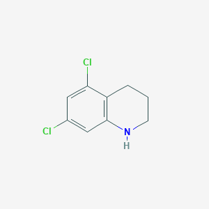 molecular formula C9H9Cl2N B1644582 5,7-Dichloro-1,2,3,4-tétrahydroquinoléine CAS No. 73253-30-2