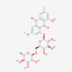 molecular formula C28H32O14 B1644593 Physcion 8-O-rutinoside CAS No. 129393-21-1