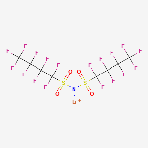 molecular formula C8F18LiNO4S2 B1644613 Lithium bis(1,1,2,2,3,3,4,4,4-nonafluoro-1-butanesulfonyl)imide CAS No. 119229-99-1