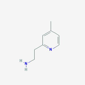 molecular formula C8H12N2 B1644625 2-(4-Methylpyridin-2-yl)ethanamine 