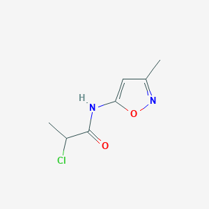 2-Chloro-N-(3-methyl-isoxazol-5-yl)-propionamide