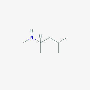 molecular formula C7H17N B1644671 N,4-dimethylpentan-2-amine CAS No. 3329-35-9
