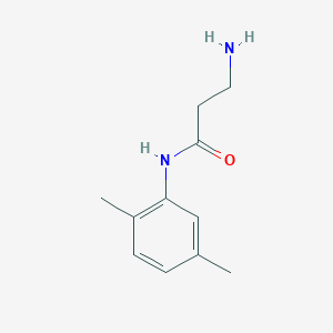 molecular formula C11H16N2O B1644703 3-Amino-N-(2,5-dimethylphenyl)propanamide 