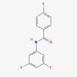molecular formula C13H8F3NO B1644721 N-(3,5-Difluorophenyl)-4-fluorobenzamide 