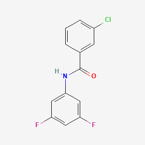 molecular formula C13H8ClF2NO B1644723 3-chloro-N-(3,5-difluorophenyl)benzamide 