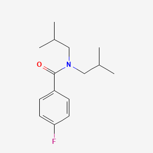 4-fluoro-N,N-bis(2-methylpropyl)benzamide
