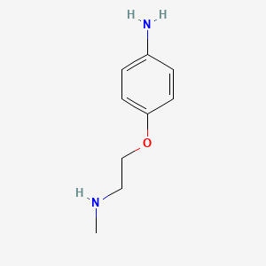 molecular formula C9H14N2O B1644734 4-(2-(Methylamino)ethoxy)aniline 