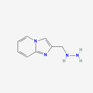 molecular formula C8H10N4 B1644781 2-(Hydrazinomethyl)imidazo[1,2-a]pyridine 