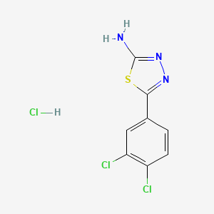 5-(3,4-Dichlorophenyl)-1,3,4-thiadiazol-2-ylamine hydrochloride