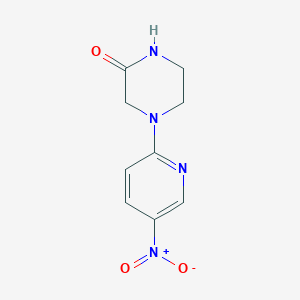 4-(5-Nitropyridin-2-yl)piperazin-2-one
