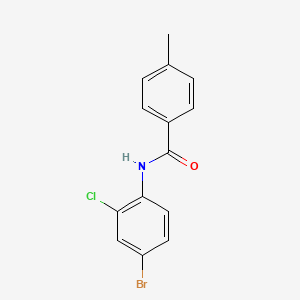 N-(4-bromo-2-chlorophenyl)-4-methylbenzamide