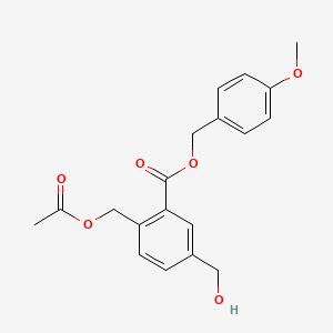 4-Methoxybenzyl 2-(acetoxymethyl)-5-(hydroxymethyl)benzoate