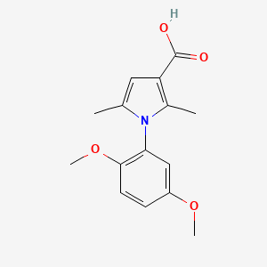 1-(2,5-Dimethoxyphenyl)-2,5-dimethyl-1H-pyrrole-3-carboxylic acid