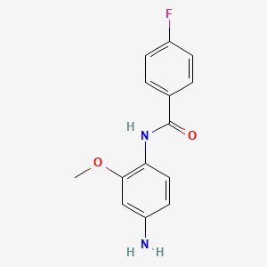 N-(4-Amino-2-methoxyphenyl)-4-fluorobenzamide