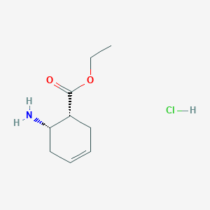 Ethyl cis-2-amino-4-cyclohexene-1-carboxylate hydrochloride