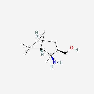 molecular formula C11H21NO B1644851 (1S,2S,3R,5S)-(2-Amino-2,6,6-trimethyl-bicyclo[3.1.1]hept-3-yl)-methanol 