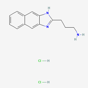 3-(1H-Naphtho[2,3-d]imidazol-2-yl)propan-1-amine dihydrochloride