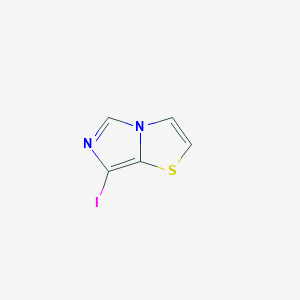 molecular formula C5H3IN2S B1644869 7-Iodoimidazo[5,1-B]thiazole 