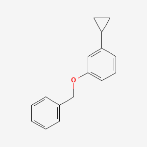 molecular formula C16H16O B1644875 1-(Benzyloxy)-3-cyclopropylbenzene 