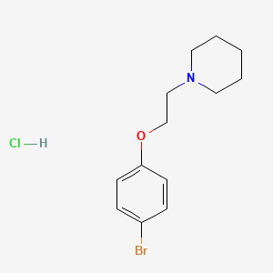 molecular formula C13H19BrClNO B1644883 1-(2-(4-Bromophenoxy)ethyl)piperidine hydrochloride 