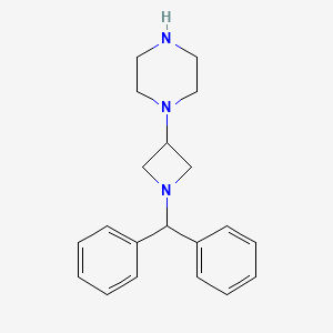 1-[1-(Diphenylmethyl)azetidin-3-yl]piperazine