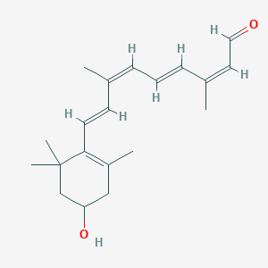 molecular formula C20H28O2 B016449 3-Hydroxyretinal CAS No. 6890-91-1