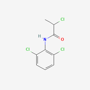 molecular formula C9H8Cl3NO B1644902 2-chloro-N-(2,6-dichlorophenyl)propanamide CAS No. 42276-43-7