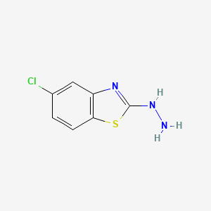 molecular formula C7H6ClN3S B1644906 5-Chloro-2-hydrazinyl-1,3-benzothiazole CAS No. 20174-72-5