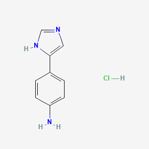 4-(1H-imidazol-4-yl)aniline hydrochloride