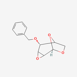 molecular formula C13H14O4 B1644965 (1R,5R)-5-Phenylmethoxy-3,8,9-trioxatricyclo[4.2.1.02,4]nonane 