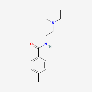 molecular formula C14H22N2O B1644968 N-[2-(diethylamino)ethyl]-4-methylbenzamide 