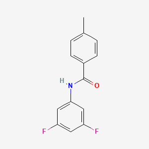 molecular formula C14H11F2NO B1644970 N-(3,5-difluorophenyl)-4-methylbenzamide 
