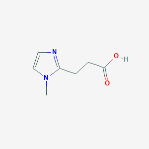 molecular formula C7H10N2O2 B1644997 3-(1-Methyl-1H-imidazol-2-yl)-propionic acid CAS No. 869938-98-7