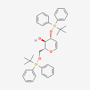 molecular formula C38H46O4Si2 B1645020 3,6-DI-O-Tert-butyldiphenylsilyl-D-glucal 