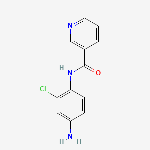 N-(4-Amino-2-chlorophenyl)nicotinamide