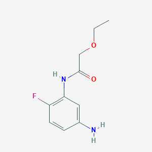 molecular formula C10H13FN2O2 B1645063 N-(5-氨基-2-氟苯基)-2-乙氧基乙酰胺 CAS No. 953753-54-3