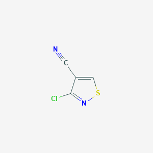 3-Chloroisothiazole-4-carbonitrile