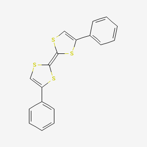 molecular formula C18H12S4 B1645122 4,4'-DI-Phenyl-tetrathiafulvalene 