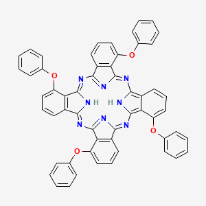 molecular formula C56H34N8O4 B1645137 1,8,15,22-Tetraphenoxy-29h,31h-phthalocyanine 