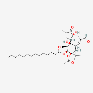 molecular formula C36H54O8 B1645156 20-Deoxy-20-oxophorbol 12-myristate 13-acetate 