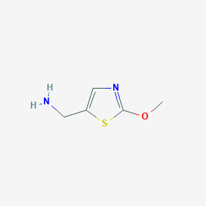 molecular formula C5H8N2OS B1645170 5-Thiazolemethanamine, 2-methoxy- CAS No. 937662-77-6