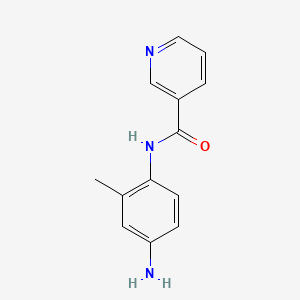 molecular formula C13H13N3O B1645185 N-(4-氨基-2-甲基苯基)烟酰胺 CAS No. 926220-80-6